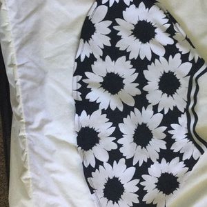 A black and white Skort